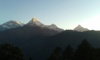 Hřeben Annapuren s Machhapuchhre